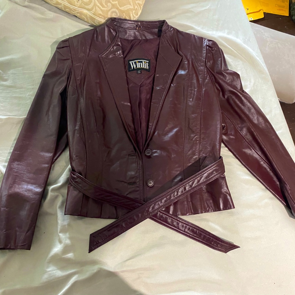 Leather jacket